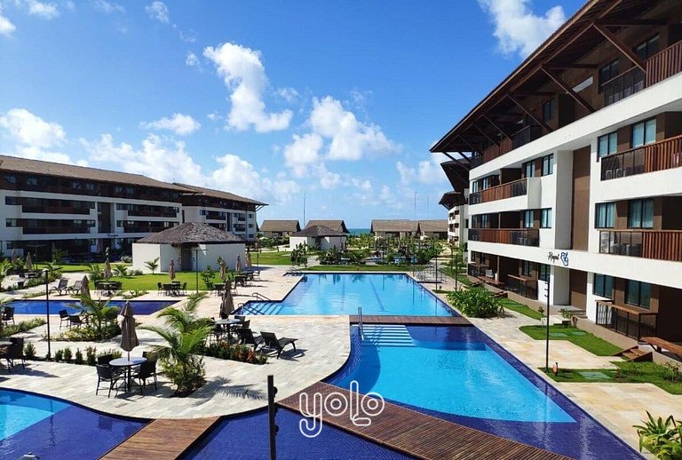 Cupe Beach Living - Flat 2 quartos no Cupe Porto de Galinhas