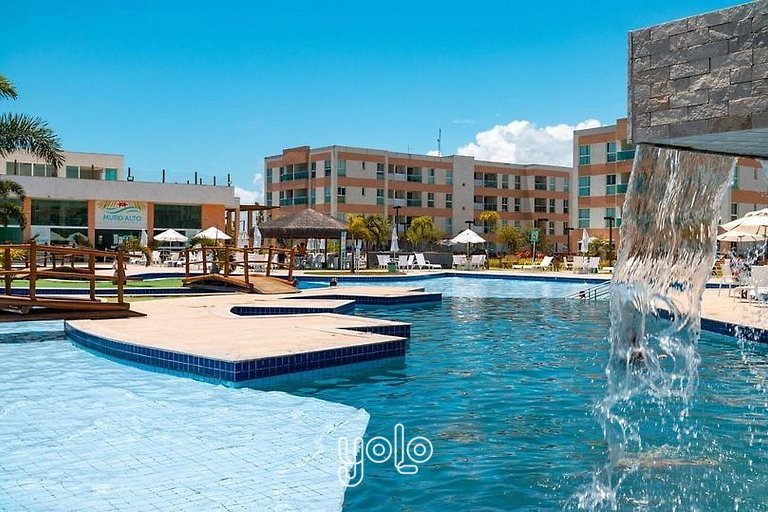 Muro Alto Condomínio Clube – Flat 2 quartos #405