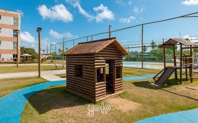 Muro Alto Condomínio Clube – Flat 2 quartos #405