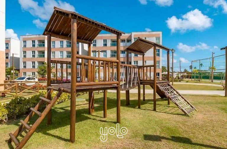 Muro Alto Condomínio Clube – Flat 2 quartos #405