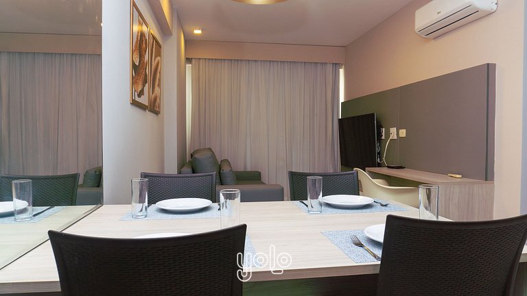 Flat completo ao lado do Shopping Rio Mar Recife #903