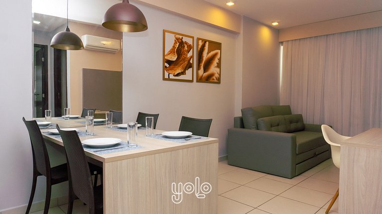Flat completo ao lado do Shopping Rio Mar Recife #903