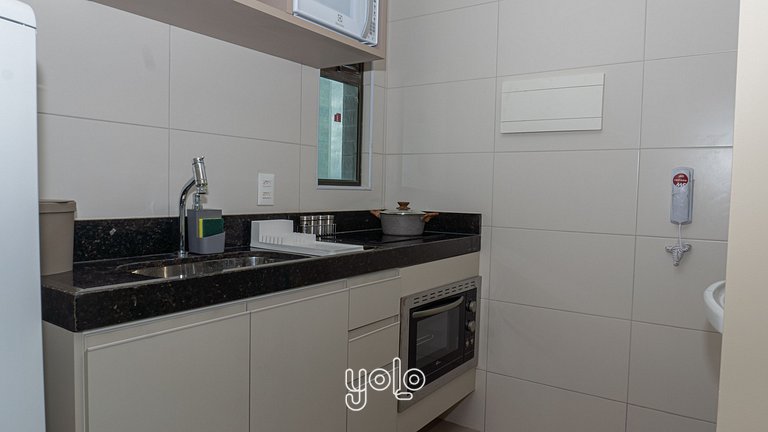 Flat 01 quarto no Parque Shopping em Recife #1406