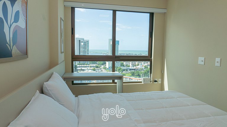 Flat 01 quarto no Parque Shopping em Recife #1406