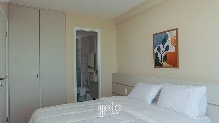 Flat 01 quarto no Parque Shopping em Recife #1406