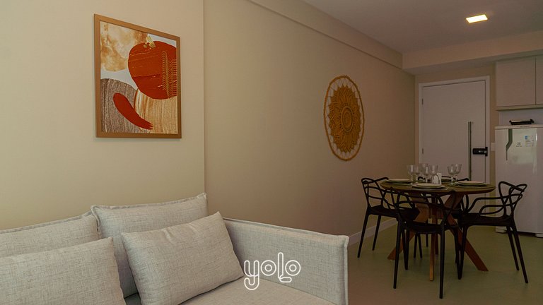 Flat 01 quarto no Parque Shopping em Recife #1406
