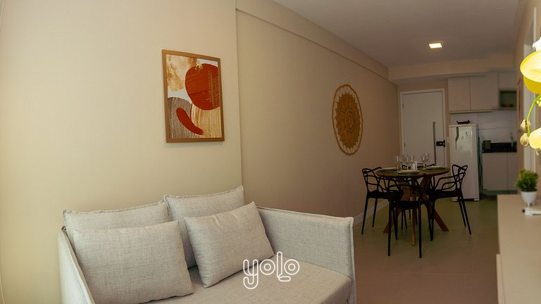 Flat 01 quarto no Parque Shopping em Recife #1406