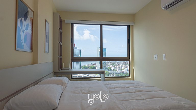 Flat 01 quarto no Parque Shopping em Recife #1204