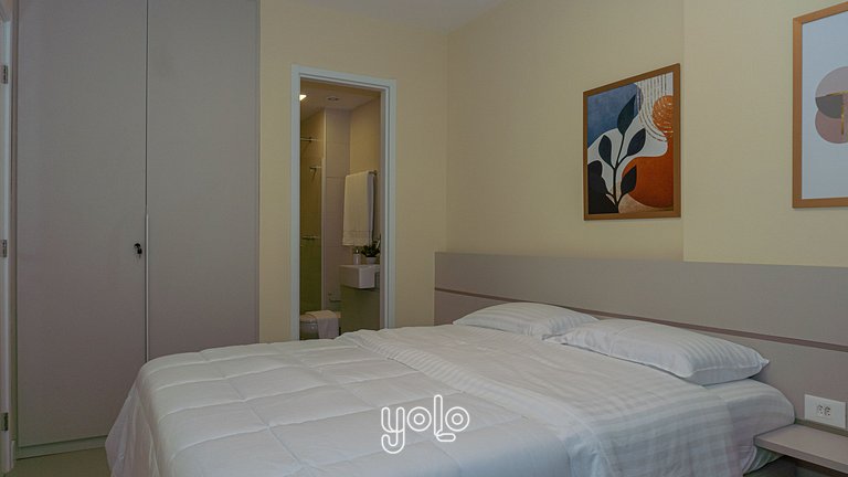 Flat 01 quarto no Parque Shopping em Recife #1204