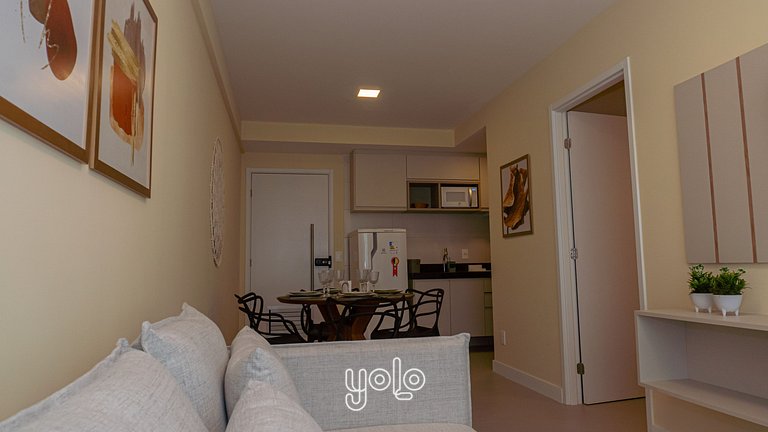 Flat 01 quarto no Parque Shopping em Recife #1204