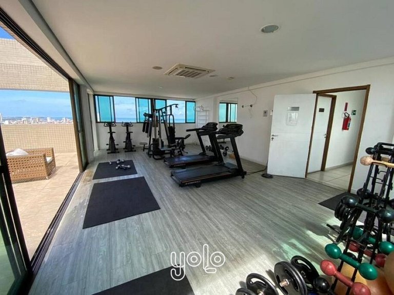 Flat completo ao lado do Shopping Rio Mar Recife #903