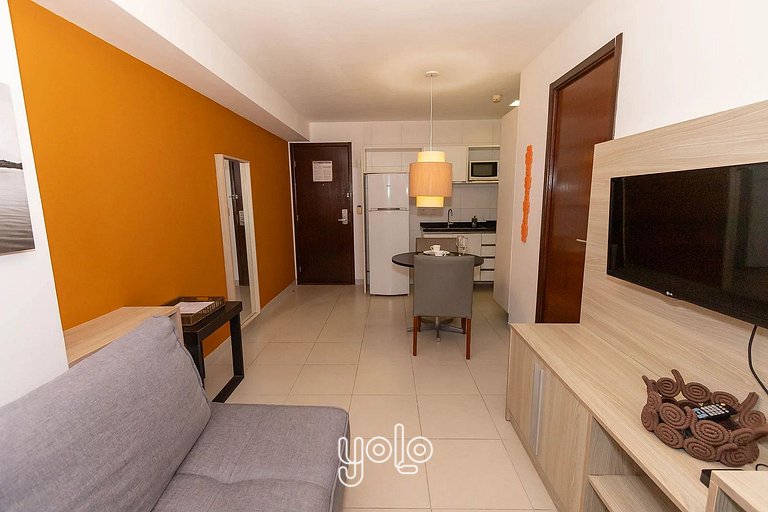 Apto 1 Quarto no Beach Class Convention em Recife #2503
