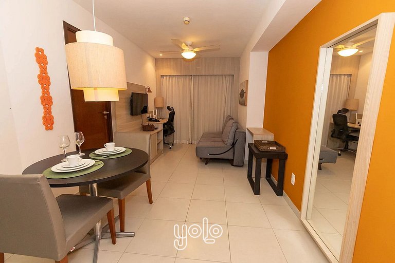 Apto 1 Quarto no Beach Class Convention em Recife #2503