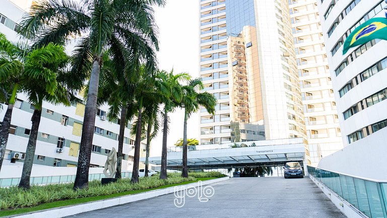 Flat no Beach Class Internacional em Recife