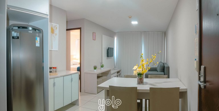 Beach Class Convention - Flat 2 quartos #2801