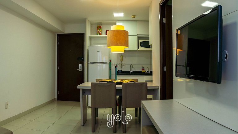 Apto 1 Quarto no Beach Class Convention em Recife #503