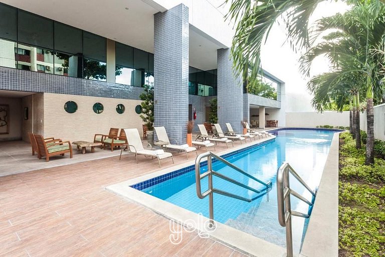 Apto 1 Quarto no Beach Class Convention em Recife #503