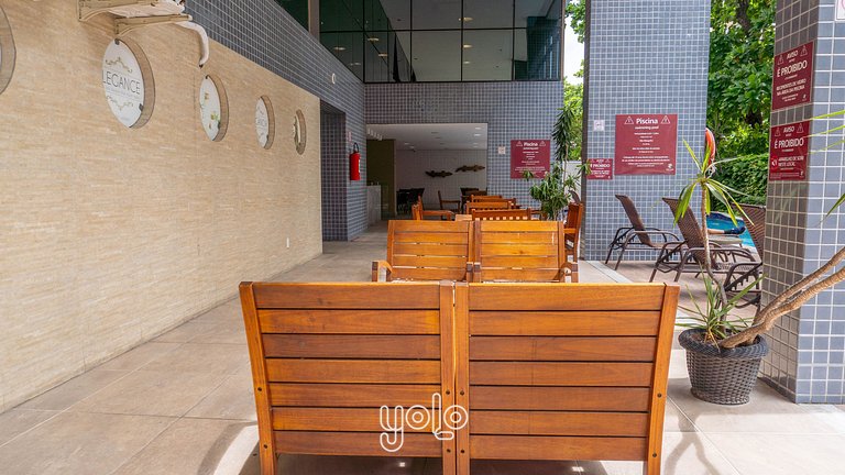 Beach Class Convention - Flat 2 quartos #3101