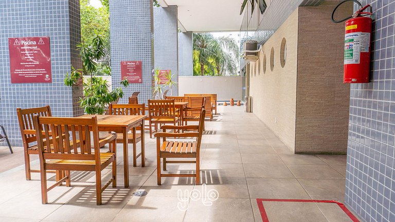 Beach Class Convention - Flat 2 quartos #3101