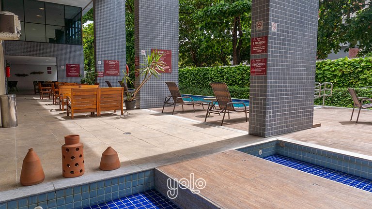 Beach Class Convention - Flat 2 quartos #3101