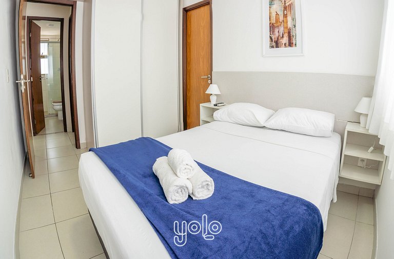 Apto 2 Quartos no Beach Class Convention em Recife #2801