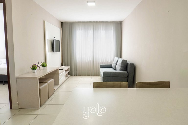 Apto 2 Quartos no Beach Class Convention em Recife #2801
