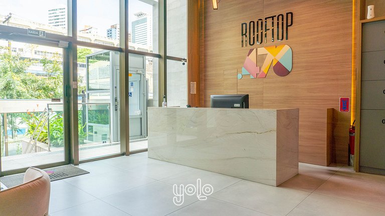 Studio Edf Rooftop 470 em Boa Viagem Recife #1105