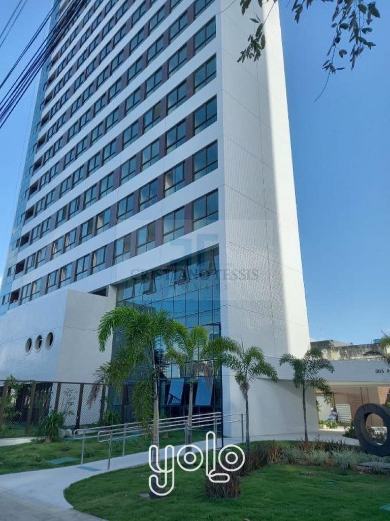 Flat 01 quarto no Parque Shopping em Recife #1406