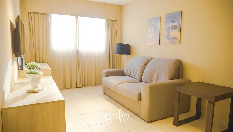 Apto 2 Quartos no Beach Class Convention em Recife #901