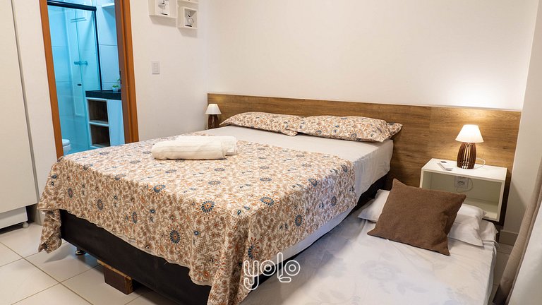 Studio Deluxe no Mana Beach em Porto de Galinhas