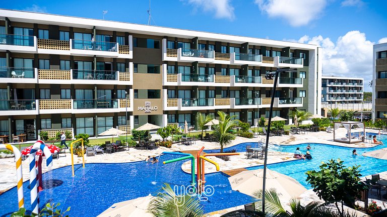 Apto 2 Qts no Mana Beach Experience em Porto de Galinhas