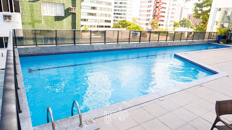 Flat no Beach Class Internacional em Recife