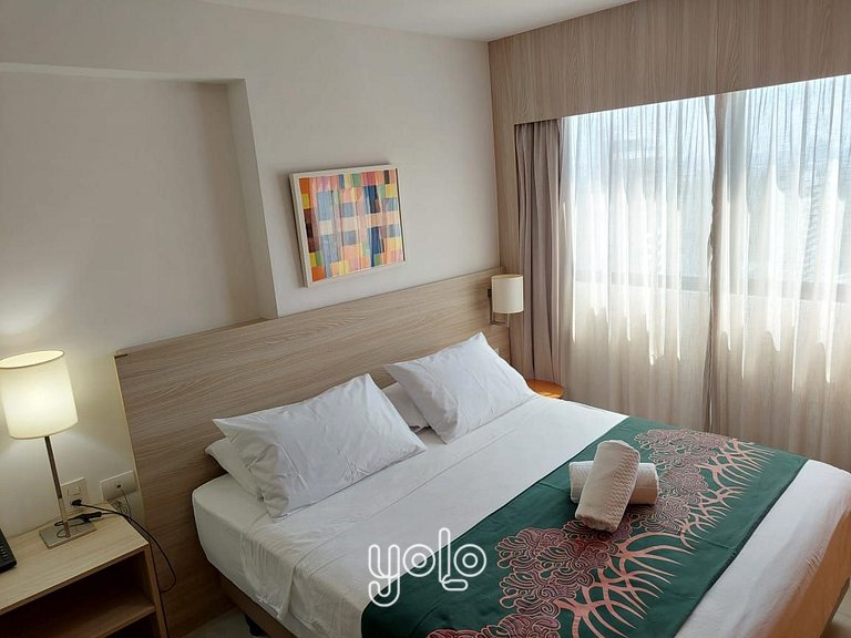 Apto 1 Quarto no Beach Class Convention em Recife #2503