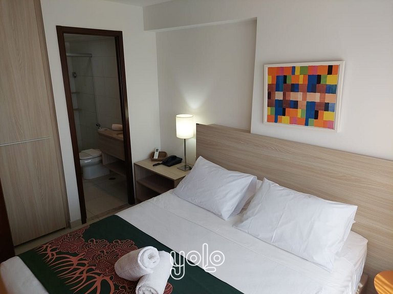 Apto 1 Quarto no Beach Class Convention em Recife #2503