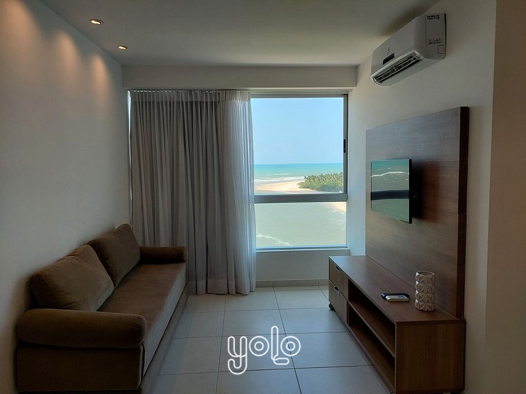 Flat com vista mar no Marinas da Barra por Yolo #1203