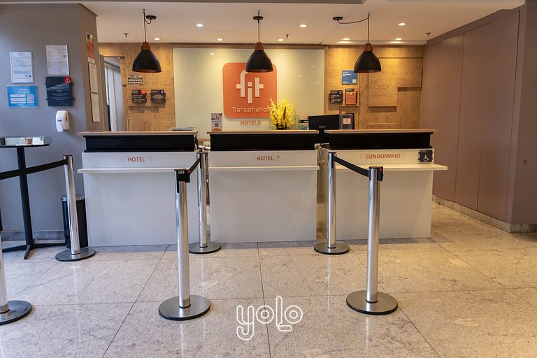 Flat 1 quarto - Beach Class Residence por Yolo #2608