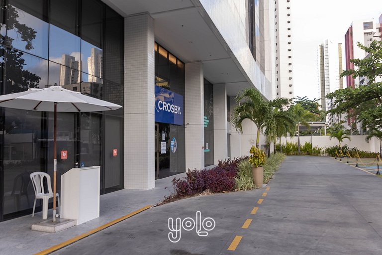 Flat no Beach Class Residence por Yolo #2101