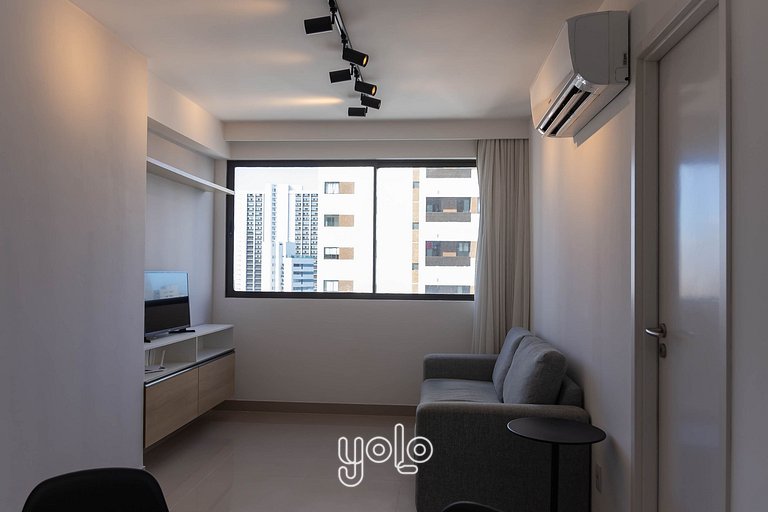 Flat no Beach Class Residence por Yolo #2101