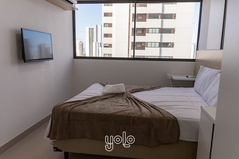 Flat no Beach Class Residence por Yolo #2101