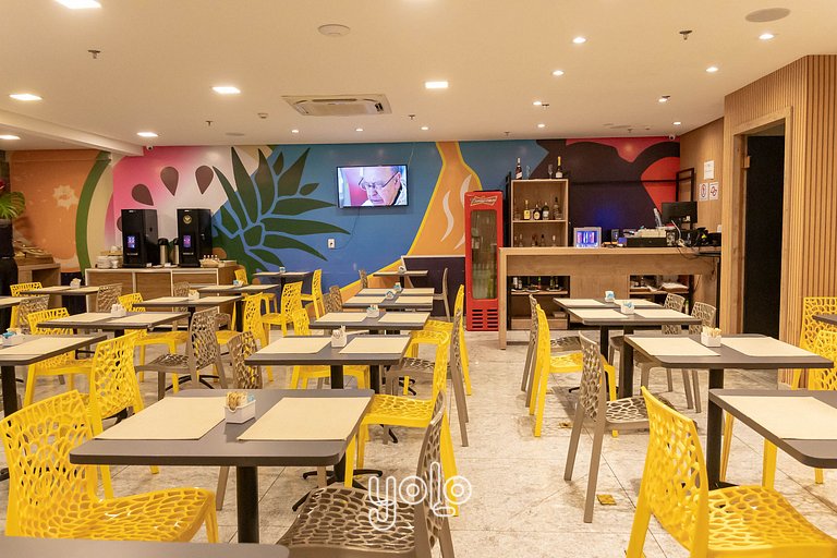 Flat no Beach Class Residence por Yolo #2101
