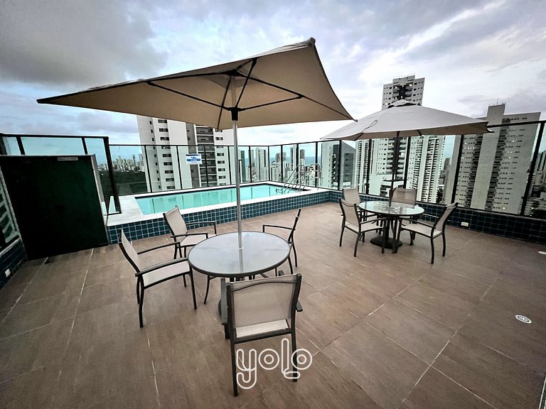 Flats no Golden Home Boa Viagem por Yolo