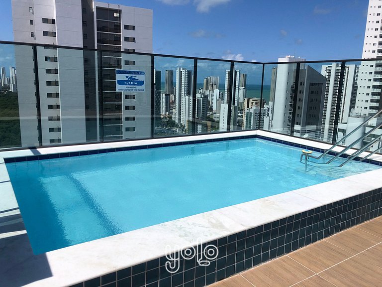 Flats no Golden Home Boa Viagem por Yolo