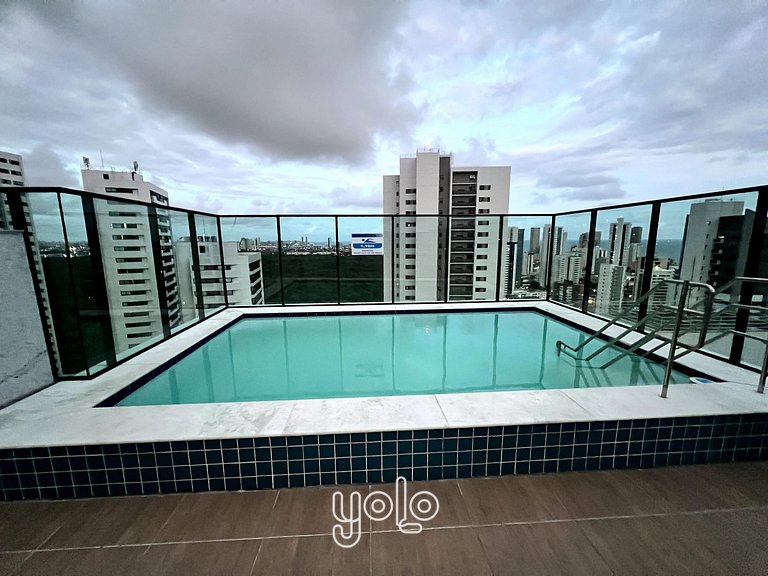 Flat no Golden Home Boa Viagem por Yolo