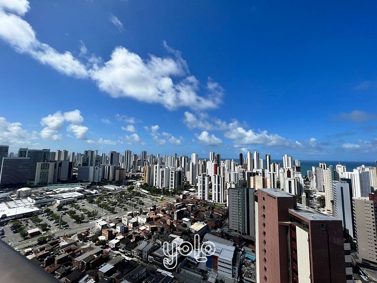 Flat no Golden Shopping Boa Viagem por Yolo