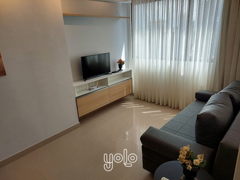 Flat no Beach Class Residence por Yolo #2101