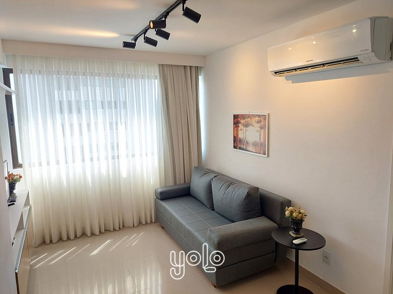 Flat no Beach Class Residence por Yolo #2101