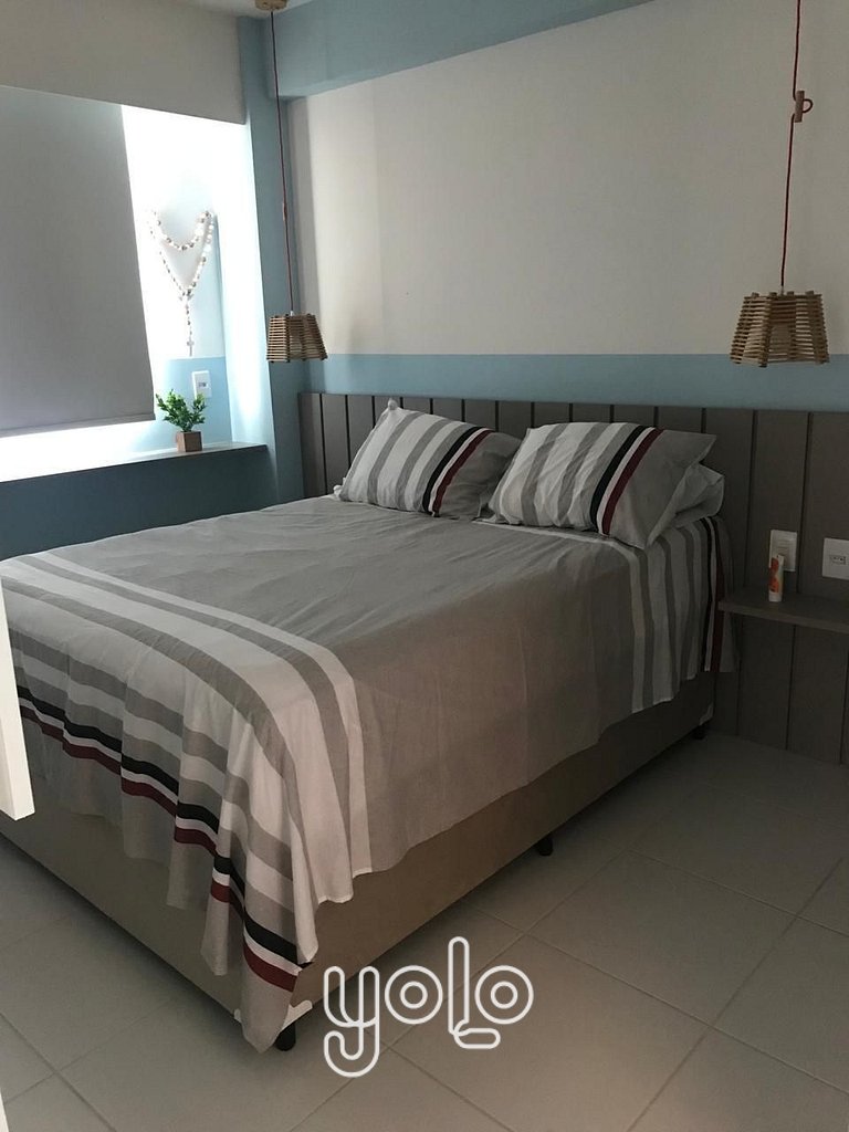 Apto 2 Qts no Mana Beach Experience em Porto de Galinhas