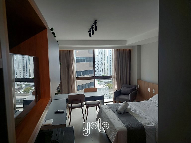 Studio Edf Rooftop 470 em Boa Viagem Recife #1105