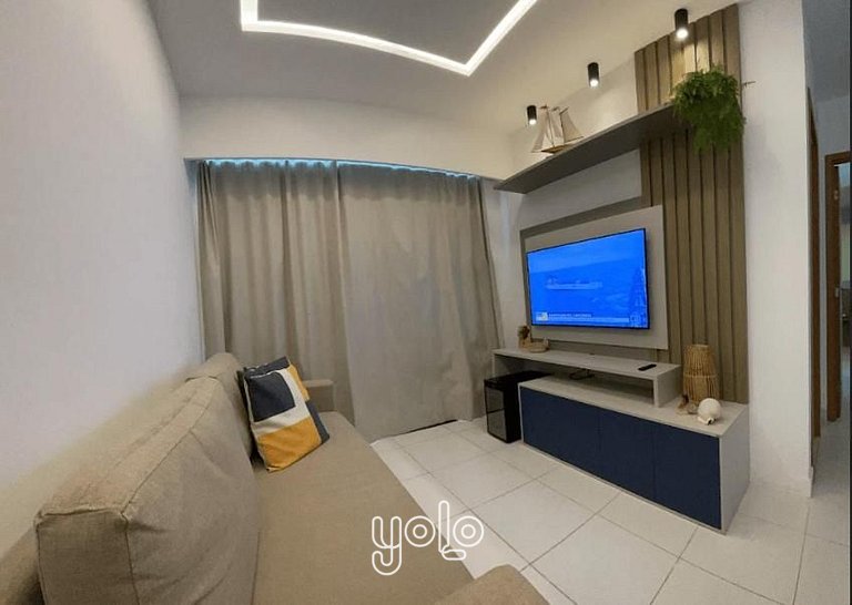 Apto 2 Qts no Mana Beach Experience em Porto de Galinhas