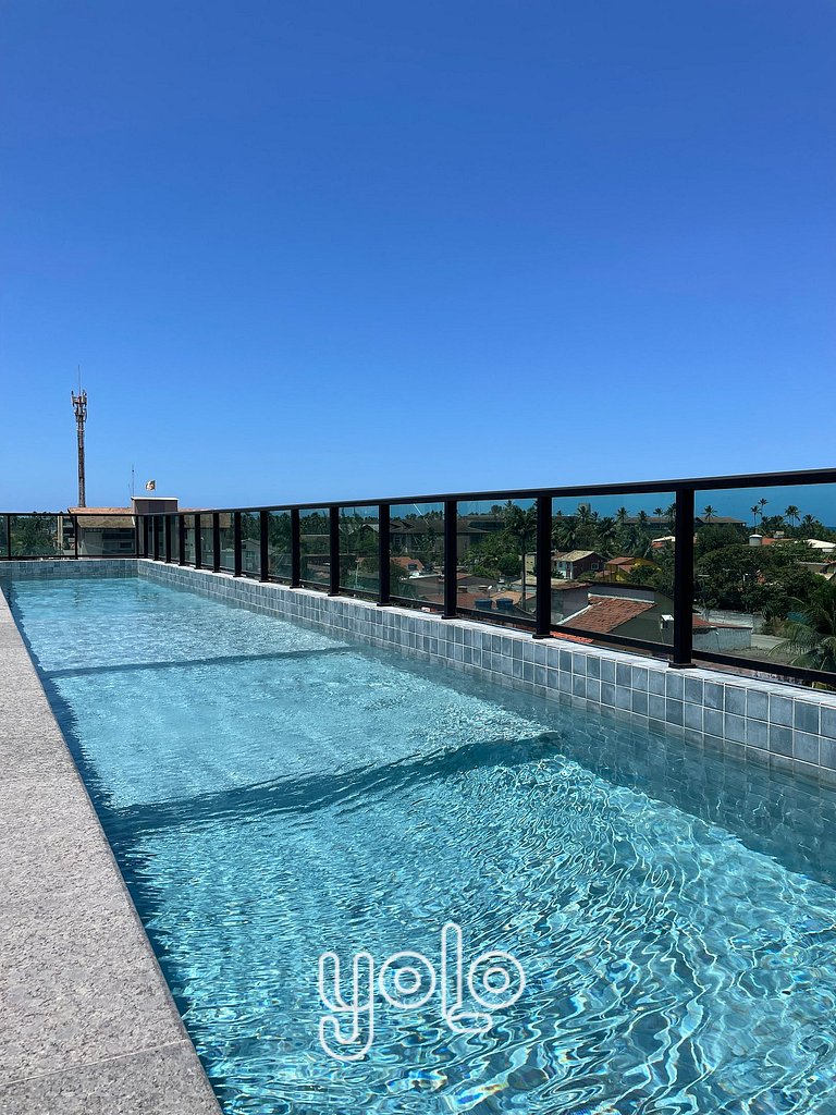 Flat 1 quarto a 450m da praia de Porto de Galinhas #302